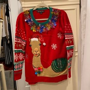 Ugly Christmas Sweater with Llama